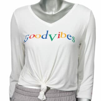 She Knew She Could | good vibes long sleeve tee shirt